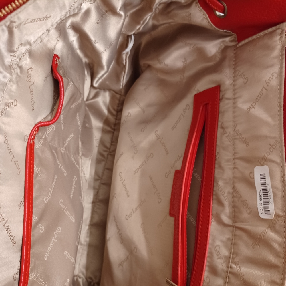 Guy Laroche Excellent Condition Model Carmen Red … - image 6